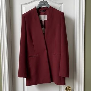 NWT Inwear Valora maroon blazer sz 8, New with Tags